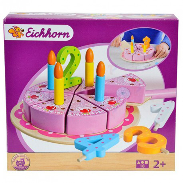 Игровой набор - Праздничный торт, 18 предметов  